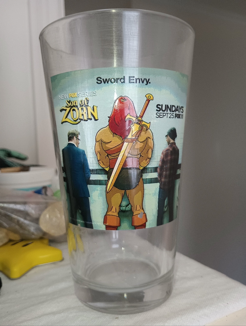 2 Son Of Zorn Pint Size Collectable Drinking Glasses